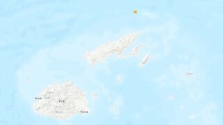 Temblor hoy en Fiyi