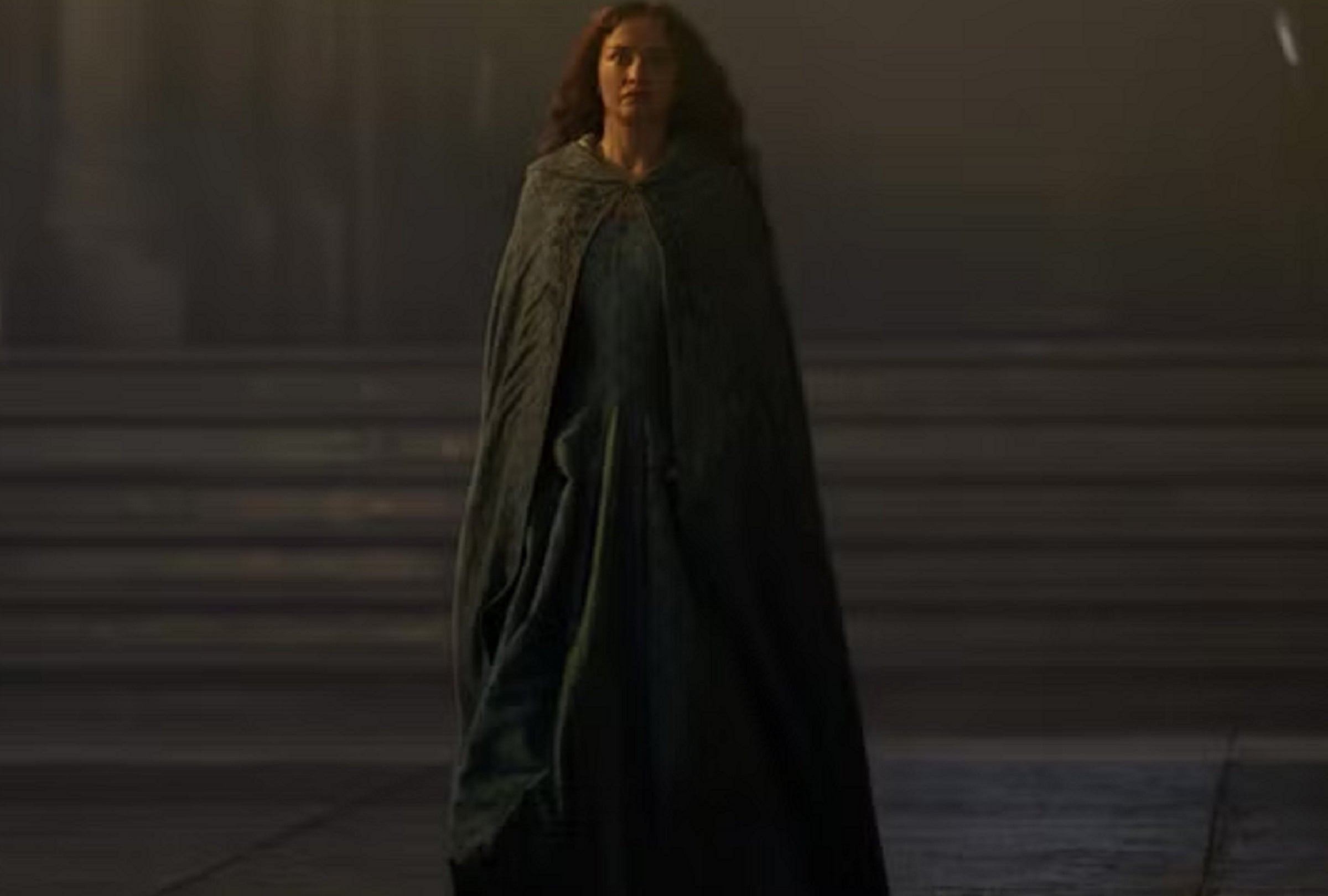 Alicent Hightower (Olivia Cooke) quedó impactada tras el beso de su hijo en el primer episodio de la tercera temporada de "House of the Dragon" (Foto: HBO)