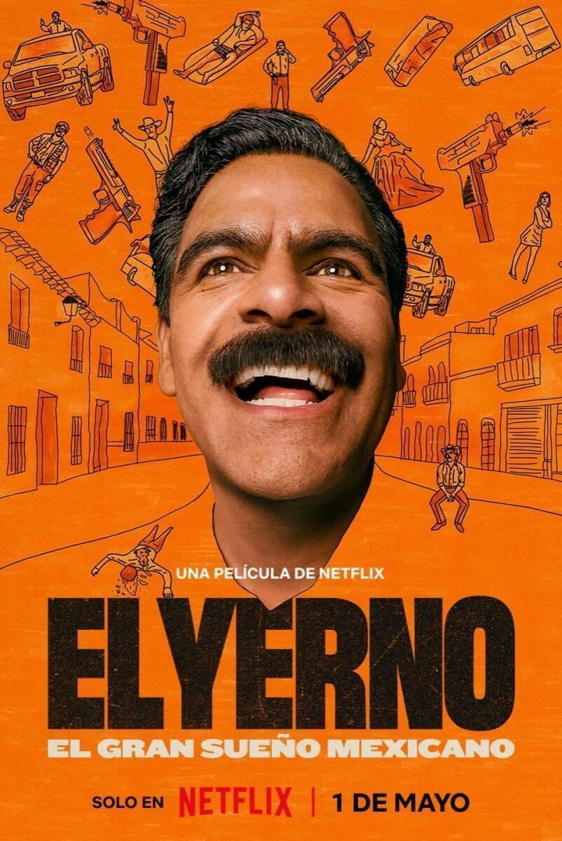El póster de "El yerno", película del director Gerardo Naranjo que se desarrolla a lo largo de 102 minutos de metraje (Foto: Netflix)