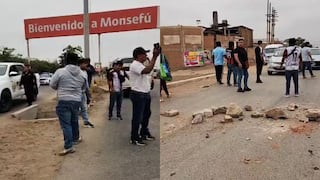 Chiclayo: Transportistas bloquearon carretera en demanda de seguridad