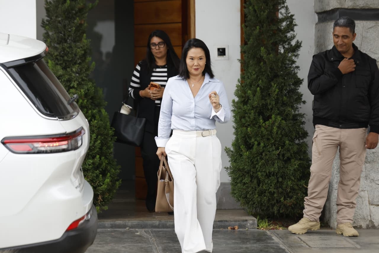 Keiko Fujimori asegura que “en Colombia y en Perú se deben respetar los resultados electorales”. (Foto: Mario Zapata/GEC)