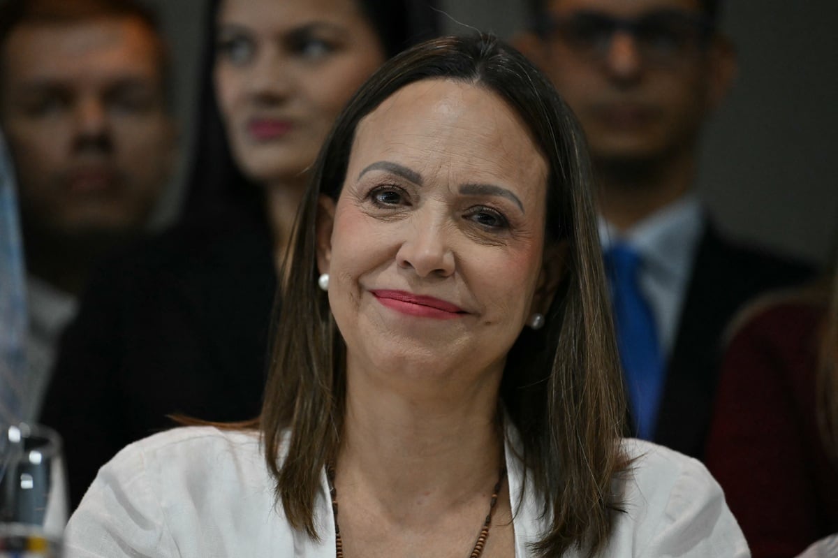 María Corina Machado reiteró que debe encabezar un eventual proceso de diálogo para avanzar hacia elecciones presidenciales en Venezuela. Foto: MARTIN BERNETTI / AFP.