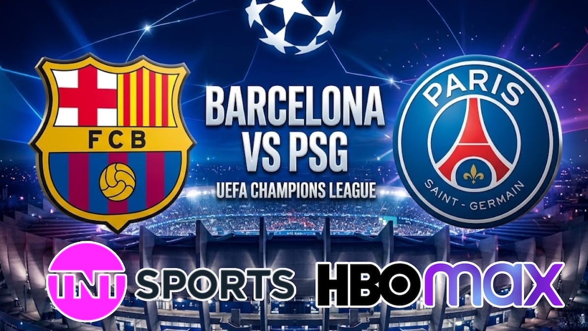 TNT Sports y HBO Max EN VIVO — Ver Barcelona vs. PSG GRATIS por la Champions League por TV online