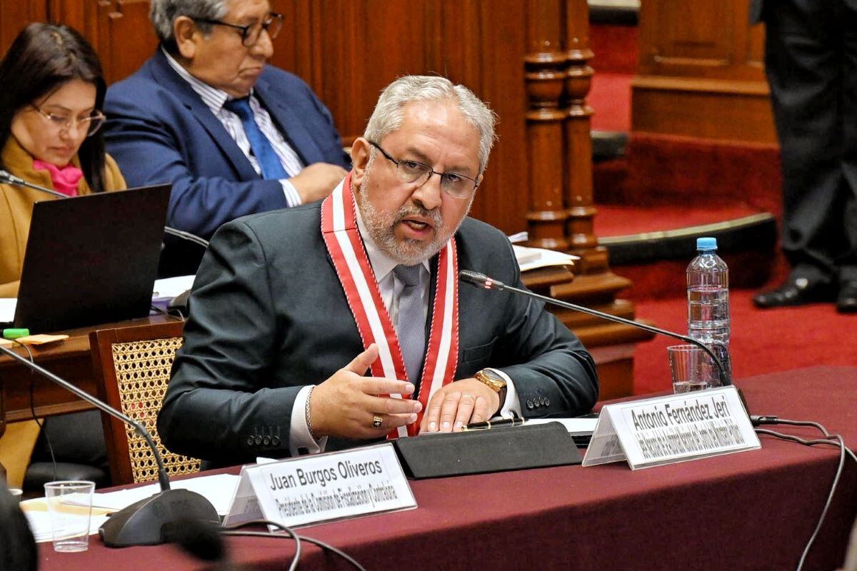 José Domingo Pérez, figura entre los demandantes contra Antonio Fernández Jerí por presuntos delitos relacionados a su papel en la Autoridad Nacional de Control. Foto: Congreso.