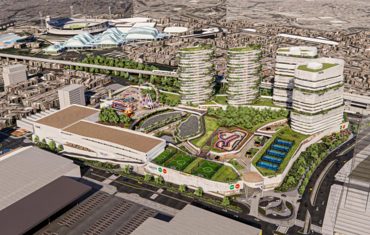 Cenco Medellín es un proyecto greenfield de gran escala en la zona prime de la ciudad y se encuentra en etapa de diseño. (Foto: Cenco Malls).