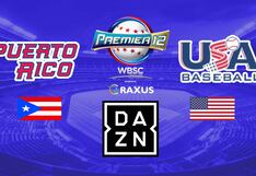 DAZN televisó el juego Team USA 0x1 Puerto Rico por Premier 12