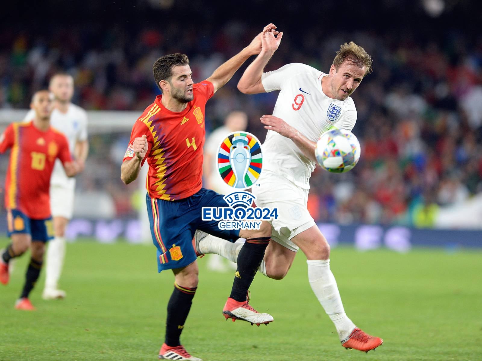 Cobertura exclusiva de ViX Premium para mirar el partido entre Inglaterra y España por la final de la Eurocopa 2024 desde el Hard Rock Stadium de Miami, Florida. (Foto: CRISTINA QUICLER / AFP)