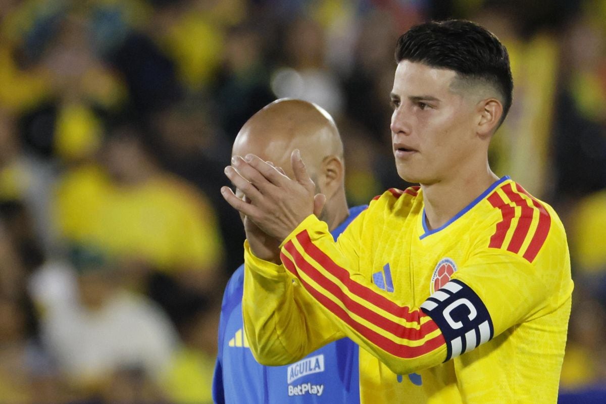 James Rodríguez fue convocado y lidera la lista oficial de 26 jugadores de la Selección Colombia para la Copa del Mundo. (Foto: EFE / Carlos Ortega)