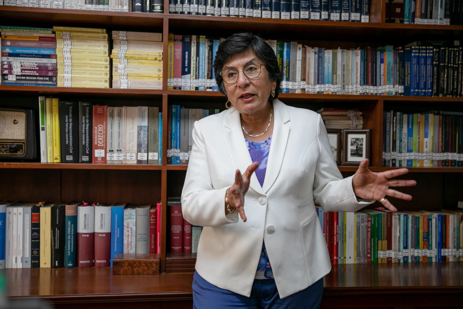La expresidenta del TC, Marianella Ledesma. (Perú21)