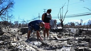Devastador incendio forestal en Hawái deja ochenta muertos
