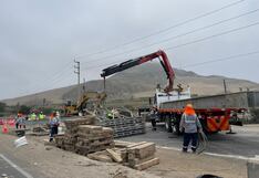 Accidente en Chancay: MTC inicia armado del puente provisional