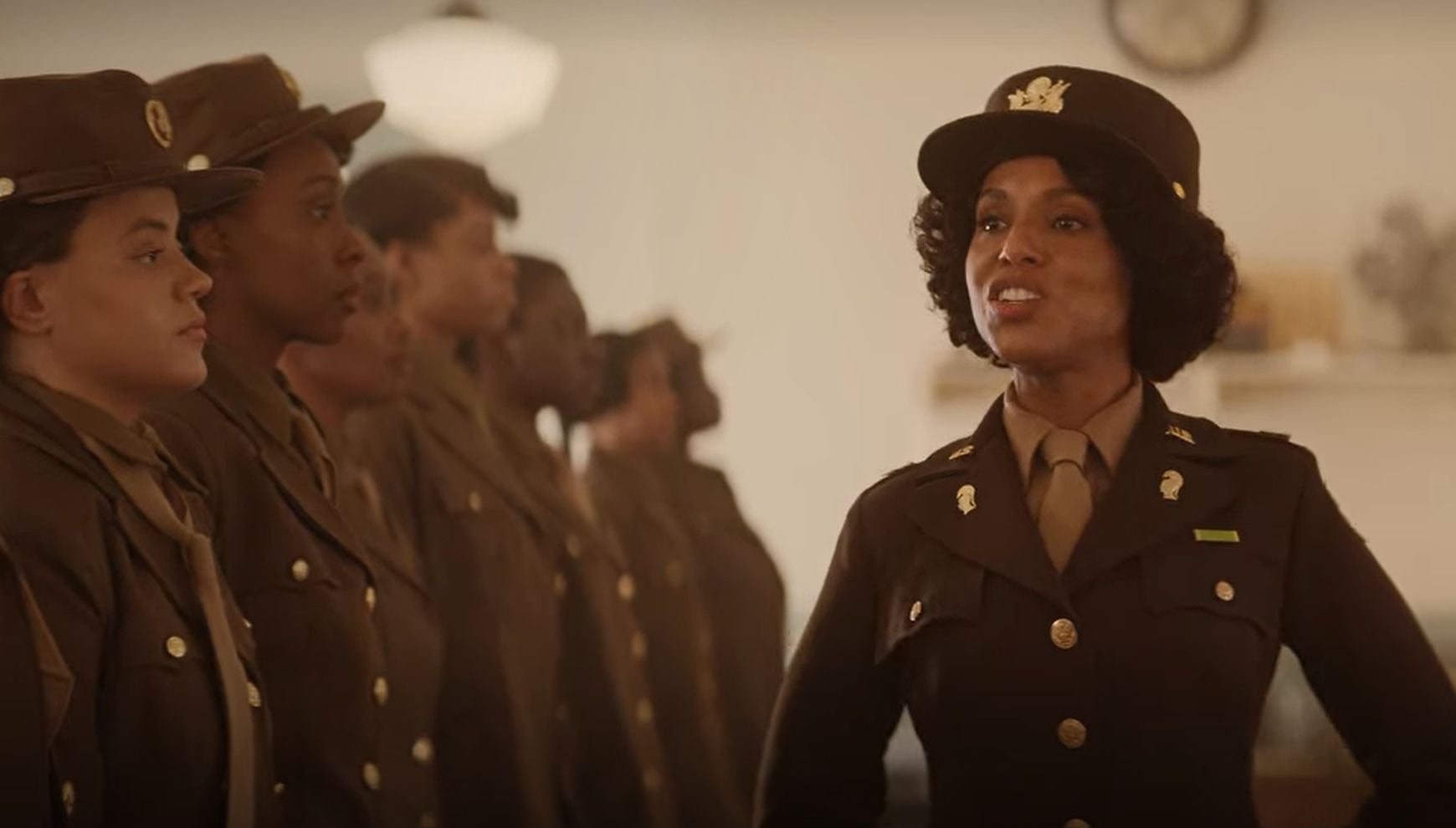 "Seis Triple Ocho" es una película de drama bélico estadounidense sobre el 6888th Central Postal Directory Battalion (Foto: Her Excellency Productions / Mandalay Pictures / The Tyler Perry Company)