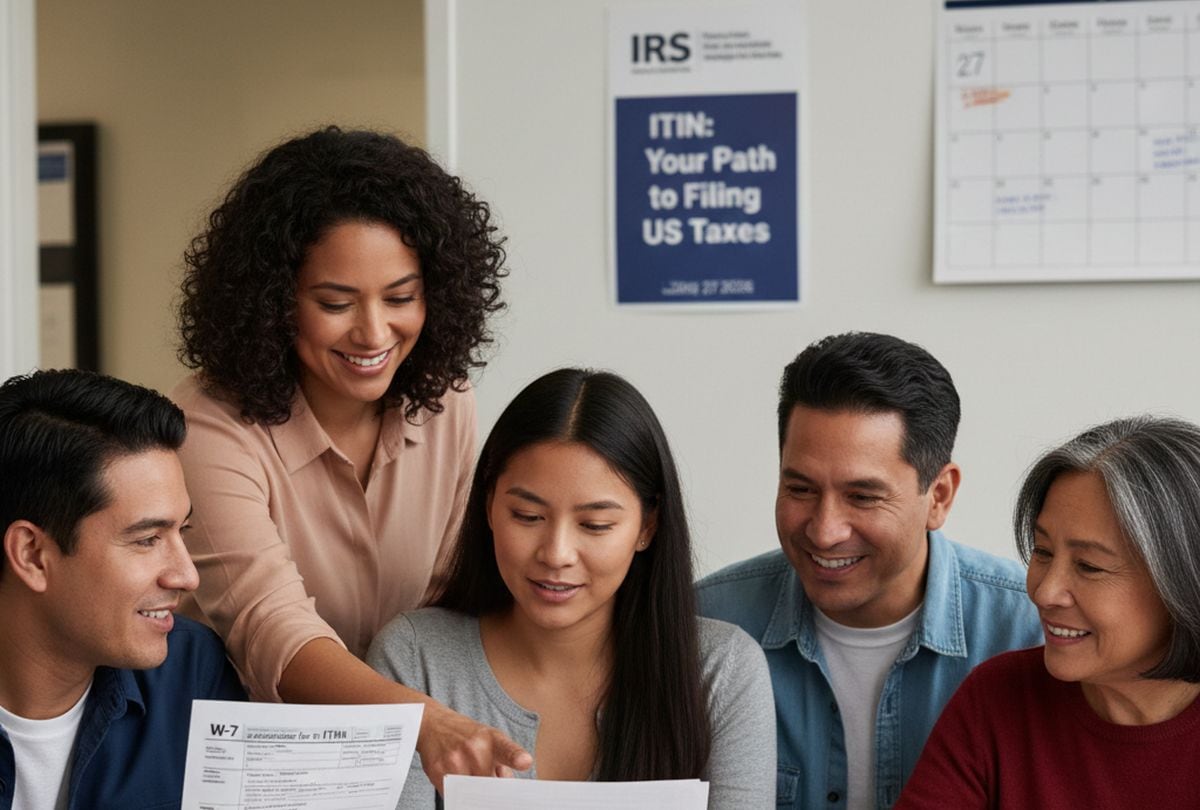 El ITIN es un documento crucial para los indocumentados que presentan impuestos en Estados Unidos (Crédito: Imagen creada por El Comercio MAG utilizando la IA de Gemini)