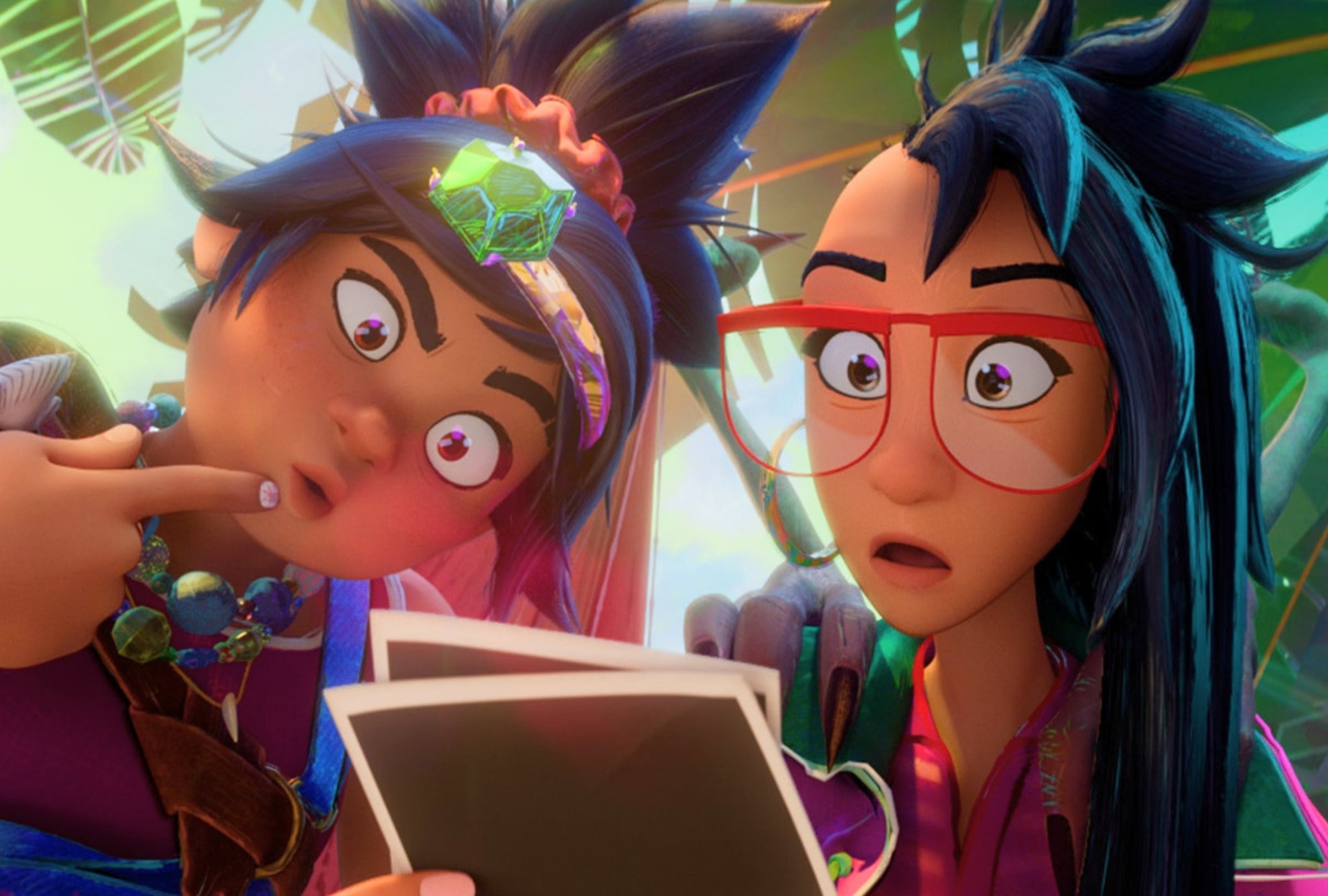 Jo y Raissa son las protagonistas de la película animada de aventuras y fantasía "La isla olvidada" (Foto: DreamWorks Animation / Universal Pictures)