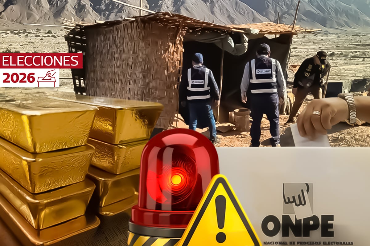 Las plantas procesadoras de minerales cumplen un rol clave en el avance de la minería ilegal. | Fotos: Andina | Composición: Kelly Villanueva