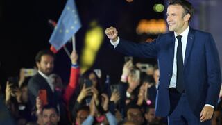 Líderes mundiales señalan su satisfacción por la reelección de Macron