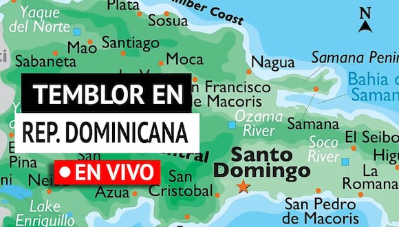Últimos sismos y temblores en República Dominicana en las últimas horas (Foto: Composición Mix/ Google Maps)