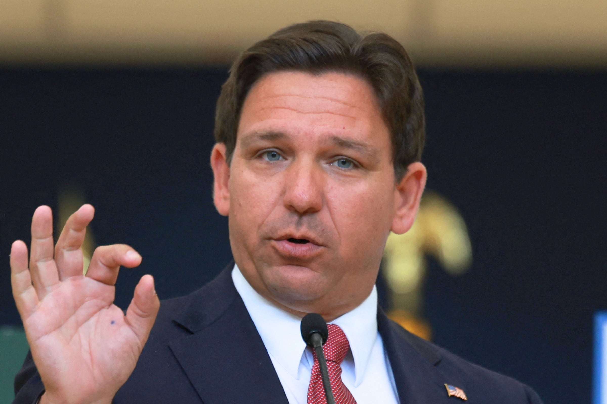 Ron DeSantis firmó esta ley el pasado 20 de abril (Foto: AFP)
