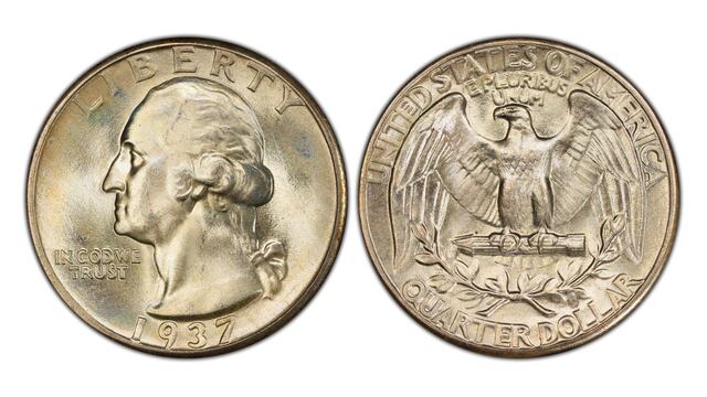 ¿Cuánto valen las monedas de 25 centavos de 1934, 1935, 1936, 1937 y 1940?