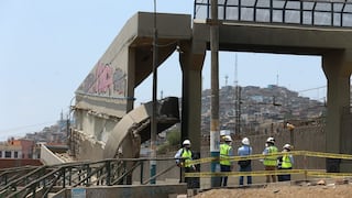Metro de Lima: cerrarán 14 puentes peatonales que cruzan la Línea 1 entre VES, VMT y SJM