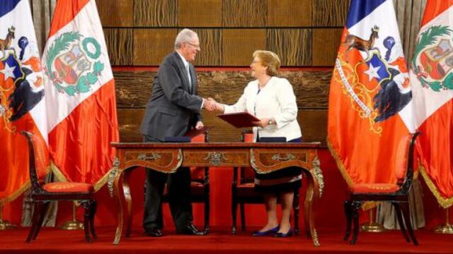 PPK y Michelle Bachelet firman tres acuerdos para profundizar relación Perú-Chile