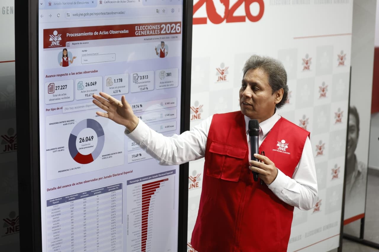 El Jurado Nacional de Elecciones mantiene el 15 de mayo como fecha clave para resultados presidenciales. Foto: GEC