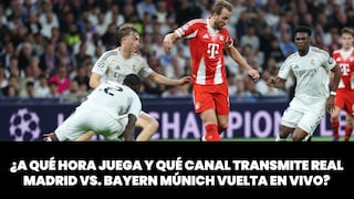 ¿A qué hora y qué canal transmite Real Madrid vs. Bayern Múnich por Champions League 2026 en México, España y EE.UU.?