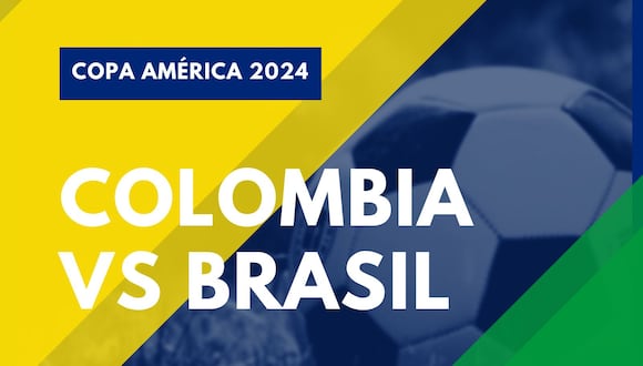 Conce las alineaciones confirmadas Colombia vs. Brasil por Copa América 2024 | Foto: Composición Mix