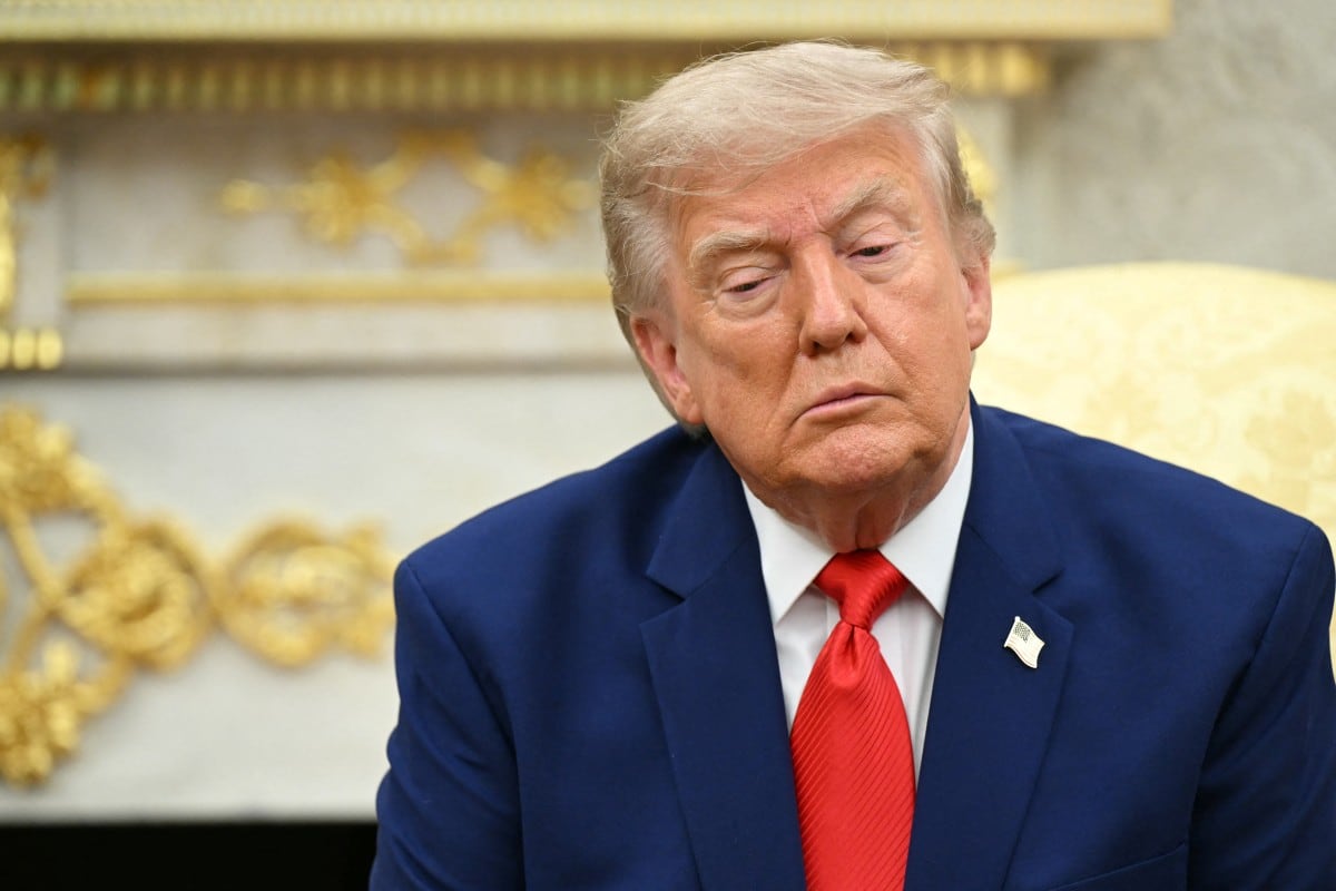 Donald Trump se pronunció a través de Truth y negó informaciones sobre una supuesta escasez de armamento en medio del conflicto con Irán. (Foto: AFP)