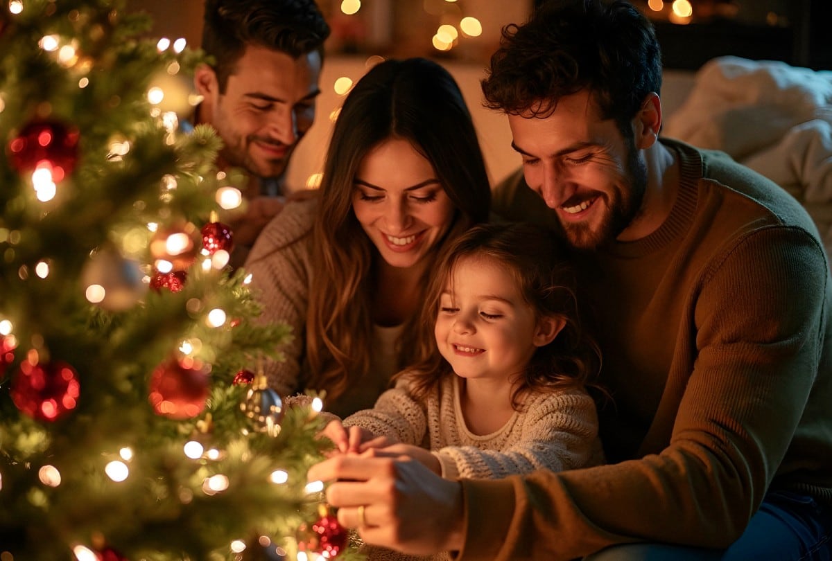 Las frases navideñas son una forma sencilla y emotiva de expresar cariño en familia. | Crédito: Freepik