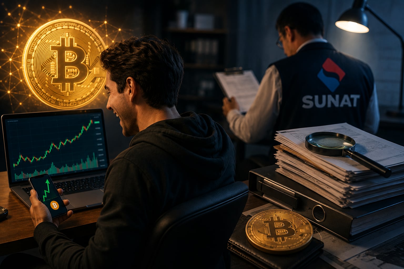 Criptomonedas: Tribunal Fiscal establece pruebas para justificar depósitos | Foto: Imagen generada con IA - ChatGPT