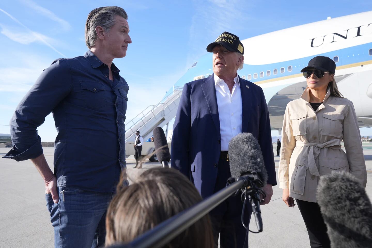 Trump ordena reactivar oleoducto en California y Newsom anuncia batalla legal. (Foto: AP)
