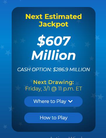 Este fue el jackpot que puso en juego Mega Millions el pasado viernes 1 de marzo de 2024 (Foto: Mega Millions)