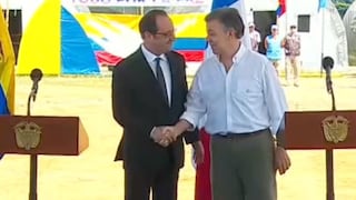 Hollande reitera apoyo a paz en Colombia