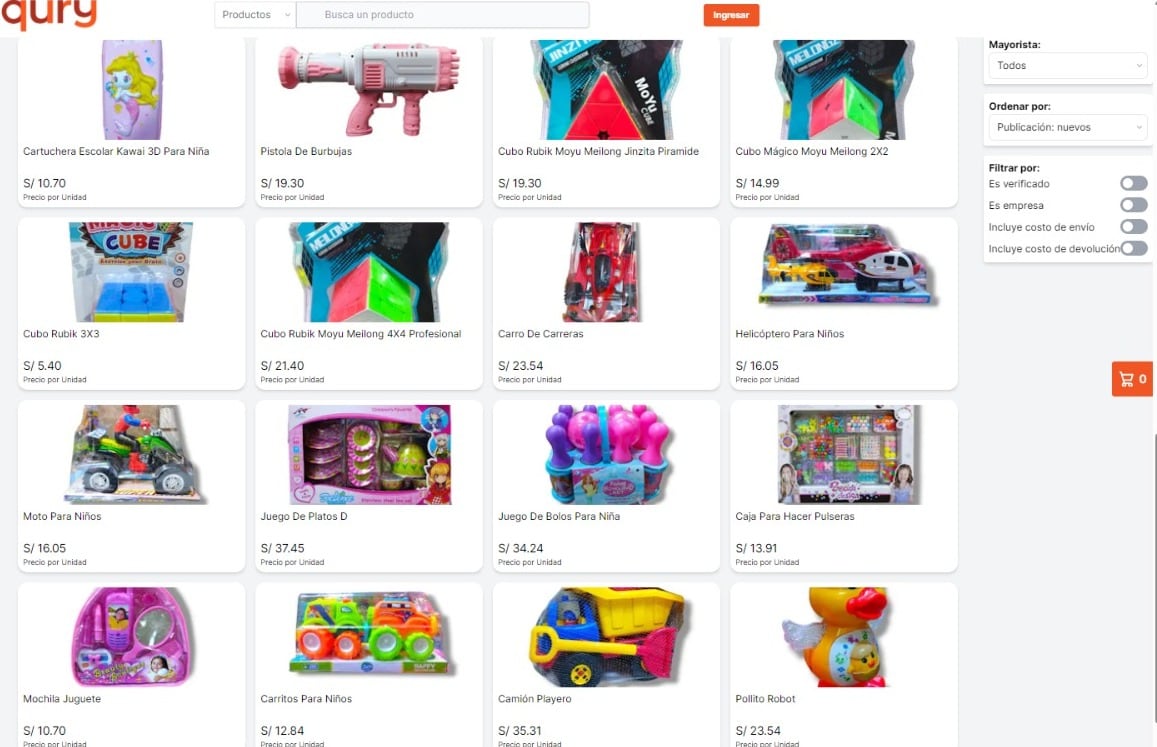 Qury, la nueva app de los comerciantes del Mercado Central para comprar online.