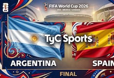 TyC Sports EN VIVO: dónde ver partido Argentina vs. España ONLINE por TyC Sports Play en la final del Mundial 2026