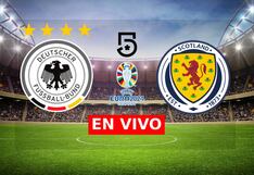 Canal 5 transmitió el partido Alemania 5-1 Escocia por Grupo A de la Eurocopa (14/06/2024)