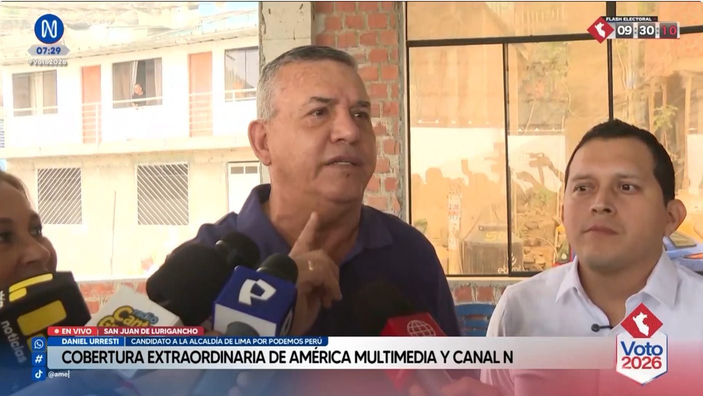 Daniel Urresti tildó de "pusilánime" al Jurado Nacional de Elecciones por no marcar postura respecto a la candidatura de Rafael López Aliaga. Foto: América