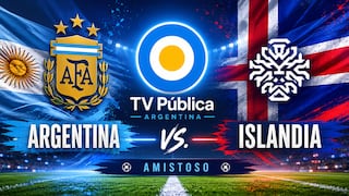 Argentina vs. Islandia: cómo ver el amistoso por TV Pública y streaming