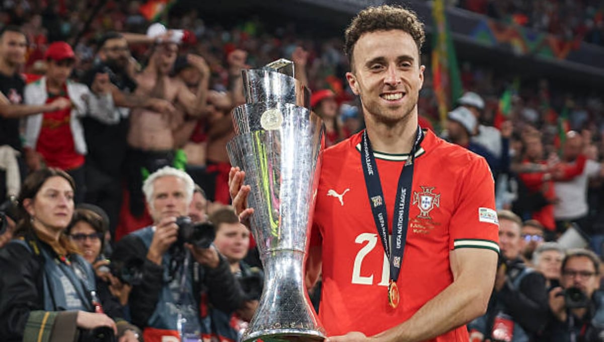Diogo Jota había salido campeón de la UEFA Nations League con Portugal en junio pasado. (Foto: Getty Images)