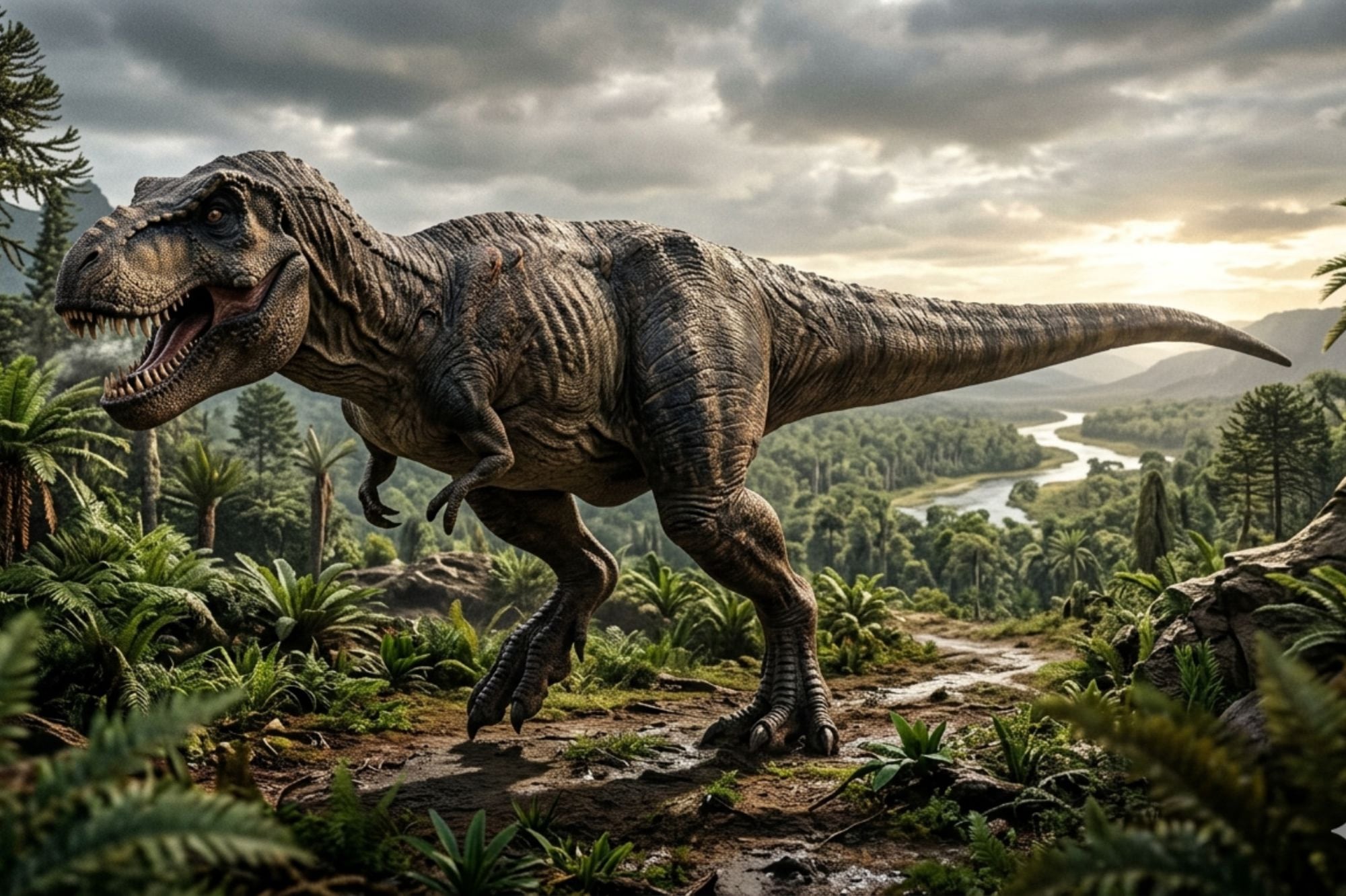 Dinosaurio T-REX. (Foto: Imagen creada por El Comercio MAG usando Gemini)