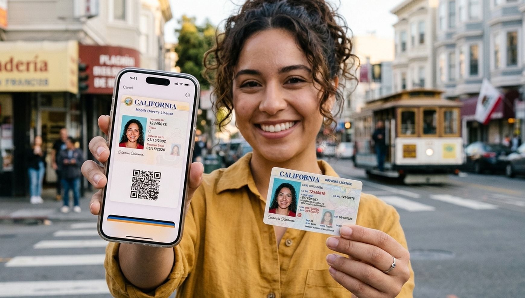 Antes de conducir solo con tu celular: lo que debes saber sobre el mDL de California (Foto: Imagen creada por Gestión MIX usando Gemini / Imagen referencial no válida legalmente, solo usada con fines educativos)