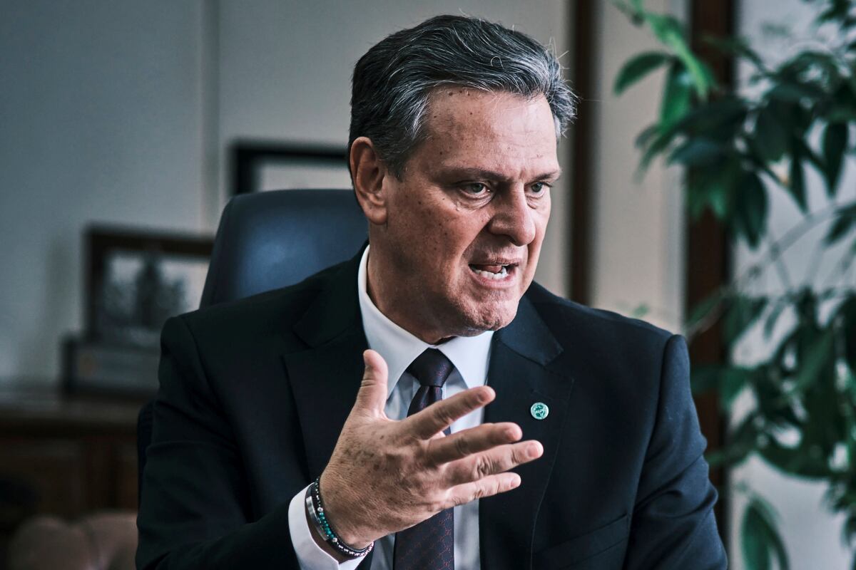 Ministro Carlos Favaro. Foto: Bloomberg
