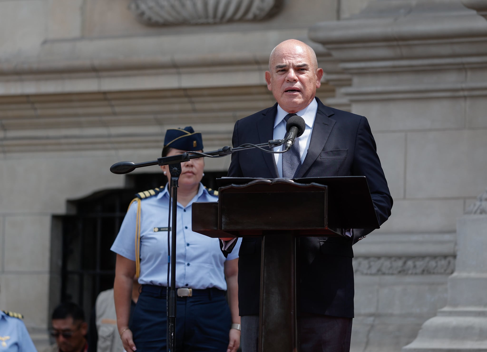 El jefe del Gabinete Ministerial, Ernesto Álvarez, se refirió a la situación del presente Jerí, quien podría enfrentar una censura o vacancia del Congreso. (Foto: PCM)