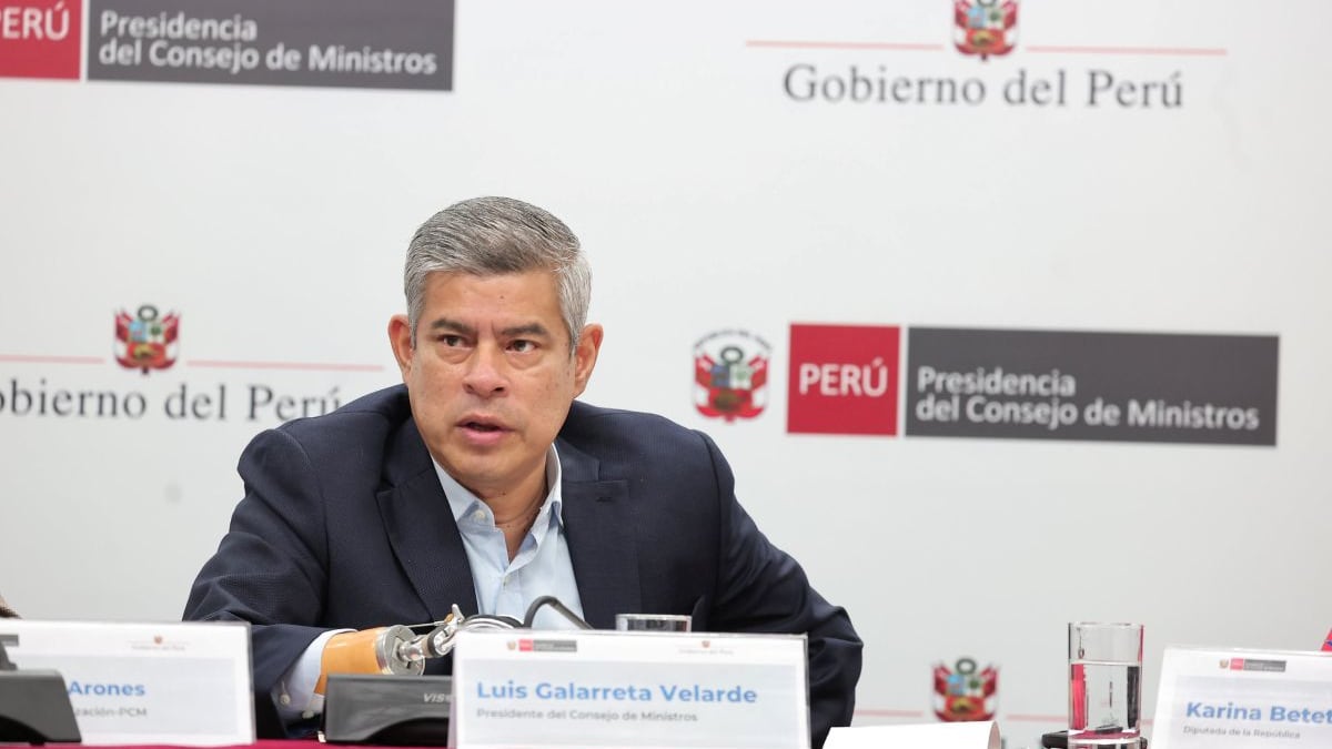 Premier Galarreta: FF.AA. tendrán “tranquilidad” para actuar contra bandas criminales