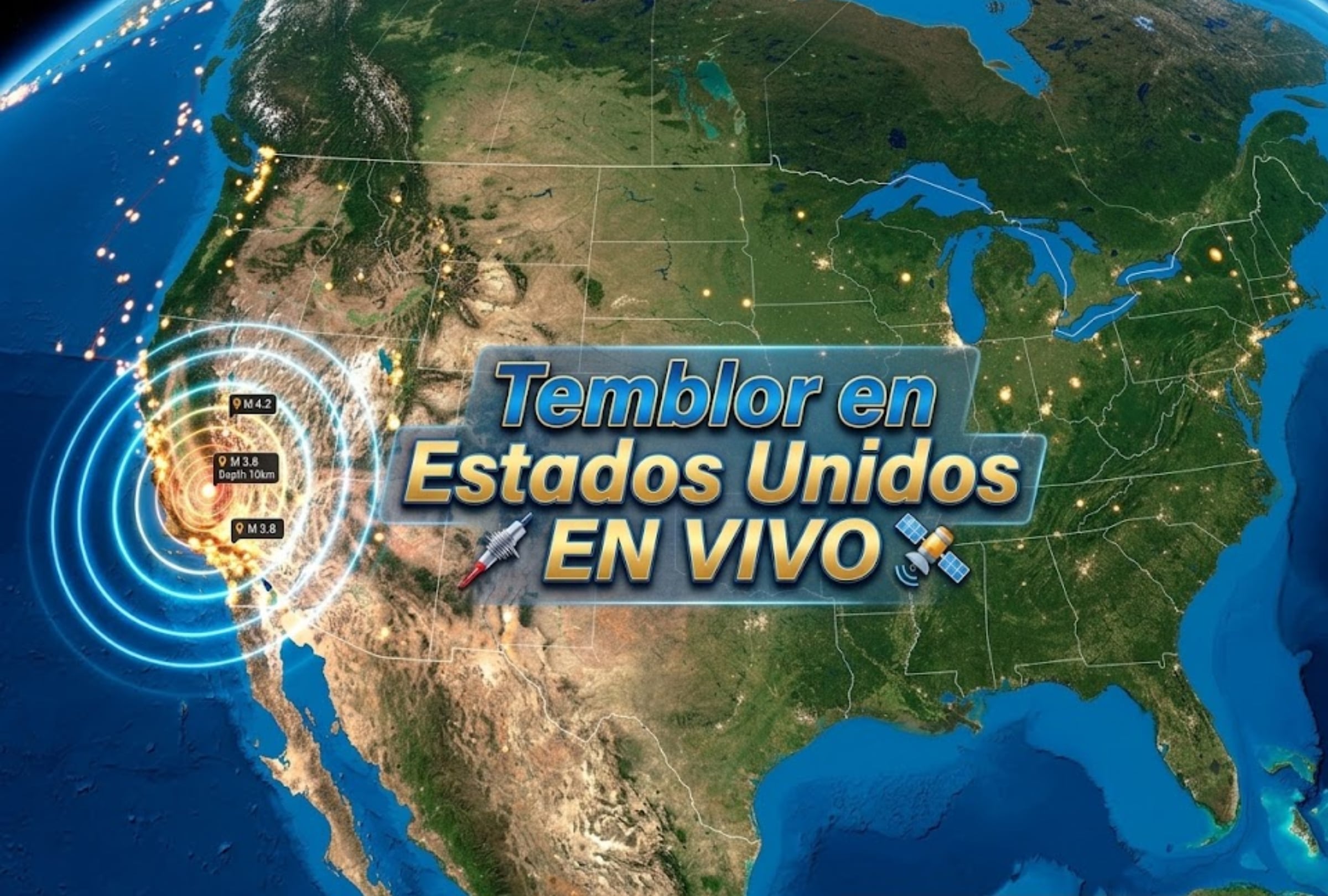 Consulta el informe del USGS sobre la actividad sísmica más reciente de hoy 19 y 20 de septiembre en Estados Unidos, con reportes desde California, Nueva York, Oregón, Hawái, Texas, Alaska y otros estados. FOTO: Imagen creada por la IA de Gemini.
