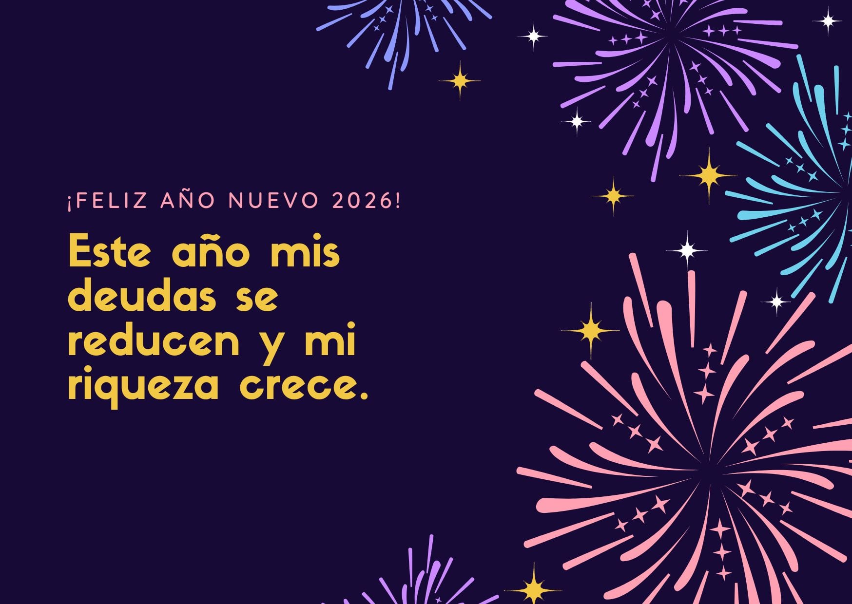 ESTADOS UNIDOS, 31/12/2025.- El dinero que gasto regresa a mí multiplicado en bendiciones y oportunidades. FOTO DE CANVA.COM