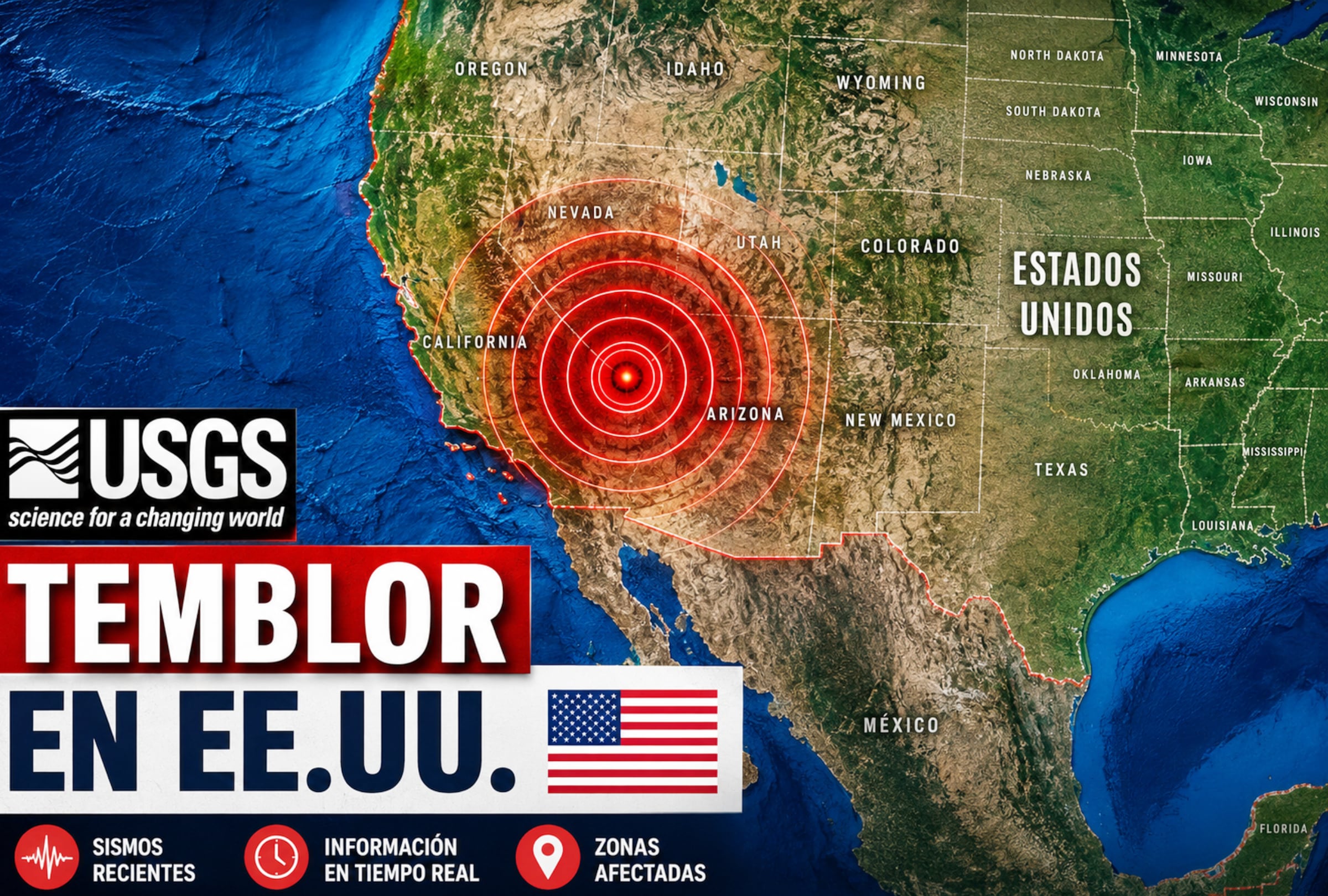 LOS ÁNGELES, CALIFORNIA (EE.UU.), 22/08/2026.- Te comparto los datos exactos sobre dónde y a qué hora fue el último temblor en Estados Unidos registrado hoy, domingo 23 de agosto de 2026, en California, Nueva York, Texas, Hawái y otros estados de EE.UU., según el reporte del Servicio Geológico de Estados Unidos (USGS). FOTO DE DA-KUK PARA ISTOCK Y GETTY IMAGES
