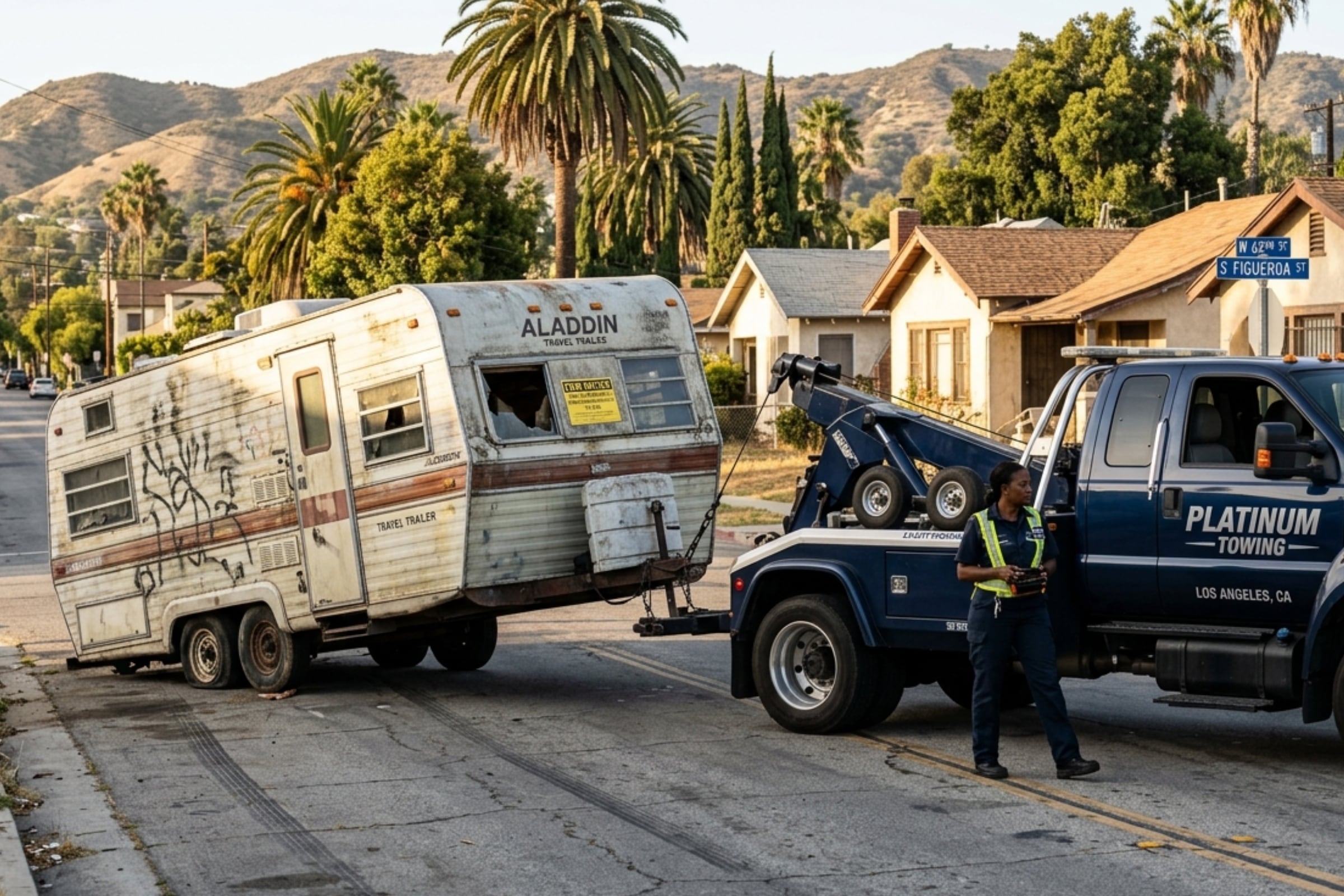Dos condados tienen la facultad para decomisar vehículos recreativos en situación de abandono. (Crédito: Imagen creada por El Comercio MAG usando Gemini)