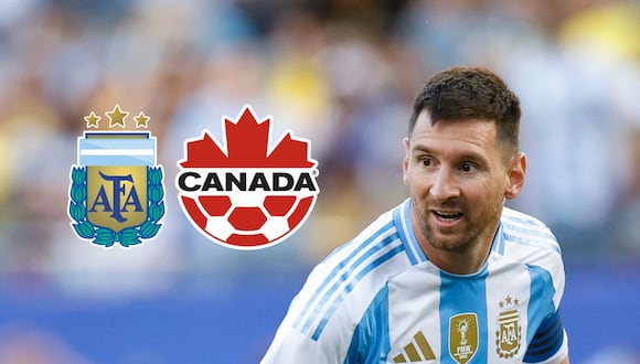 Sigue la cobertura oficial de los distintos canales que transmitirán el Argentina vs. Canadá con Lionel Messi por el Grupo A de la Copa América 2024. (Foto: AFP / Composición Mix)
